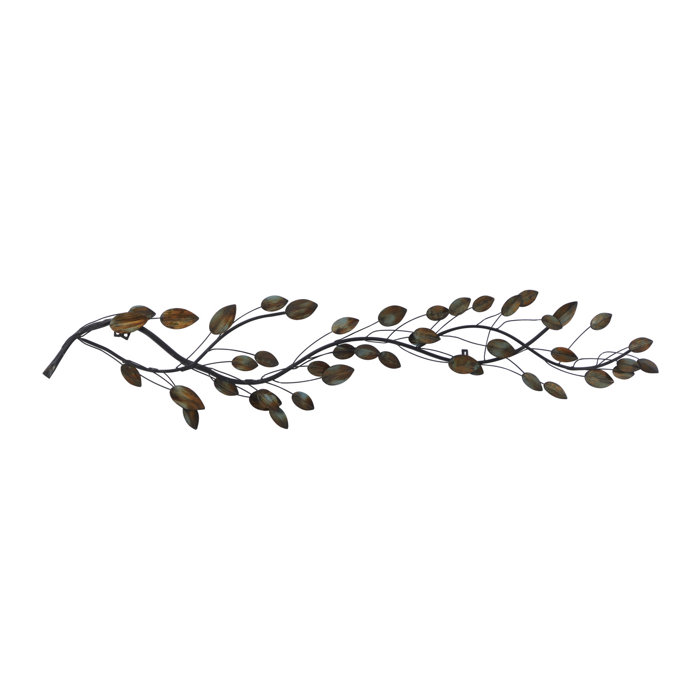 Charlton Home® Metal Leaf Wall Decor & Reviews Wayfair